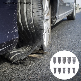 Trtu 20 piezas de uñas de reparación de neumáticos al vacío para reparación de neumáticos sin cámara de motocicleta uñas de goma.