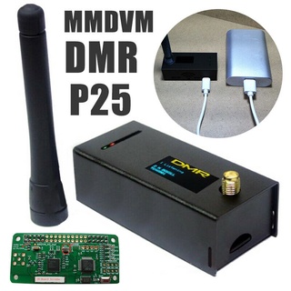 mmdvm hotspot support p25 dmr ysf hotspot board+antena de 433 mhz+funda para raspberry pi