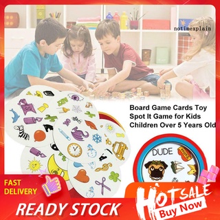 [nts] niños niños encontrar tarjetas tablero spot it dobble juego de la familia reunión fiesta juguete