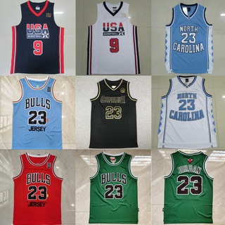 Michael Jordan 23 Jersey Bordado USA Dream Team Baloncesto Camisa Top