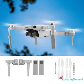drone hélices cuchillas de aterrizaje kit de piezas de repuesto para dji mini 1/2 (6)
