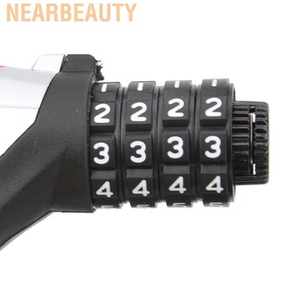 Nearbeauty - cerradura de Cable portátil para bicicleta de montaña, con luz, combinación de 4 dígitos