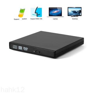 [HKCL] Usb 2.0 externo CD/DVD ROM reproductor de unidad óptica DVD RW grabador lector de ordenador portátil PC Windows 7/8/10