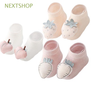 nextshop calcetines de bebé de algodón suave 6-12 meses de dibujos animados animal recién nacido calcetines nuevos accesorios bebé otoño invierno antideslizante piso (1)