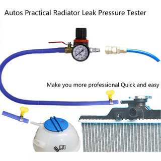 Detector de fugas Universal para tanque de agua de refrigerante para coche, medidor de presión del radiador