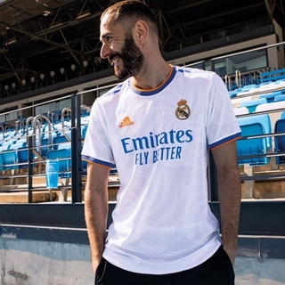 ¡listo En inventario! ¡adidas! 21-22 Camiseta De fútbol Real Madrid transpirable cómoda Para el hogar