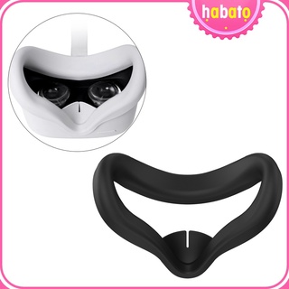 [yate] Máscara protectora Facial De silicona a prueba De sudor lavable a prueba De sudor/almohadilla Para ojos/protección Para Quest 2 (1)