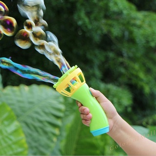 (colorfulmall) burbuja soplador pistola verano divertido bubble maker mini ventilador niños juguete al aire libre