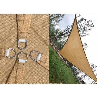 Parasol triángulo impermeable toldo Patio toldo jardín UV refugio al aire libre