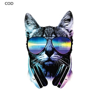 [COD] Cool Cat Patches Household Heat Transfer Sticker DIY Clothes Patch Decor Badges HOT