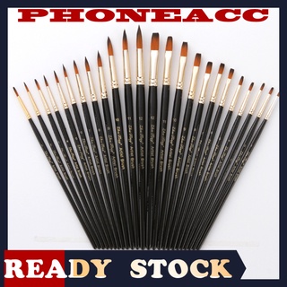 PhoneAcc 12 unids/Set profesional artista pincel de pintura acrílica acuarela herramienta de pintura al óleo