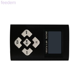 Mini reproductor De Música Digital Usb Mp3 Portátil compatible con tarjeta Micro Sd/Tf con pantalla Grande Mp3 Feedem (5)