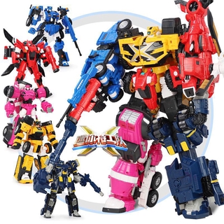 MiniForce X 5 en 1 Transformers juguete Commandox agente coche Robot juguete niños regalo