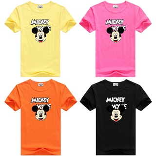 Verano Mickey Disney De Dibujos Animados Niños Niñas De Manga Corta T-Shirt Ropa De Tops