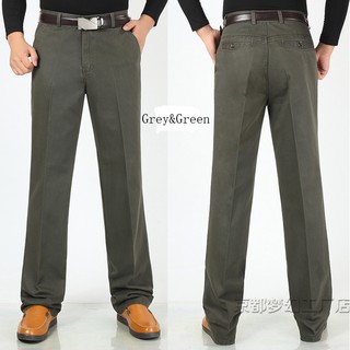 los hombres rectos de negocios formal traje pantalón casual suelto pantalones largos más el tamaño 42 (3)