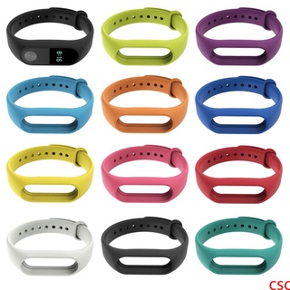 psa Xiaomi Mi Band 2 Strap Bracelet Strap Miband Replacement Solid Color Silicone Wristband For Xiaomi Band 2 Accessories csc