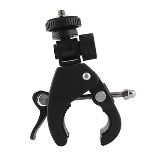 soporte para manillar de bicicleta 1/4 tornillo abrazadera trípode para cámara dv gopro