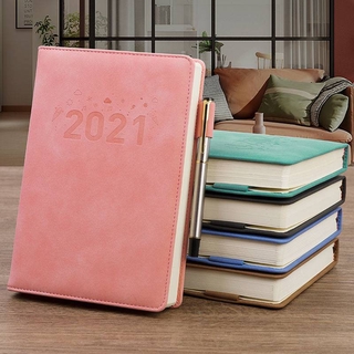 2021 nuevo cuaderno A5 B5 grueso bloc de notas de cuero cuadernos