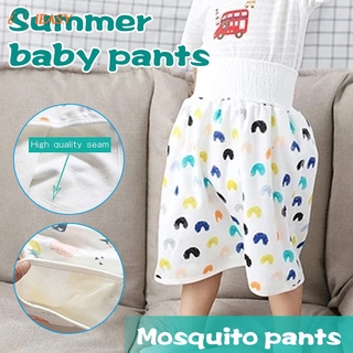 cómodo niños pañal falda pantalones cortos 2 en 1 impermeable y absorbente pantalones cortos para bebé niño