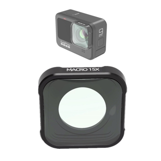 macro 15x lente filtro protector cubierta de repuesto para cámara gopro hero 9 negro