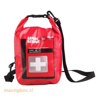 maxin 5l bolsa de primeros auxilios impermeable al aire libre senderismo supervivencia bolsa seca medicamentos estuche de almacenamiento
