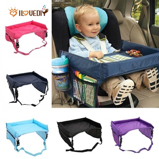 1pcs impermeable bebé asiento de coche organizador de bandeja cochecito/niños juguete soporte de alimentos escritorio niños mesa portátil para coche niño mesa de almacenamiento