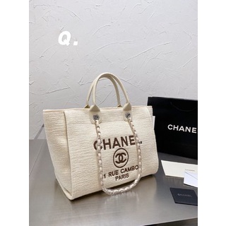 Chanelss - bolsa de compras con bolsa de compras