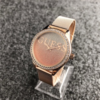 Gues nuevo reloj de moda para mujer/pulsera simple de malla/reloj de diamantes para mujer (1)