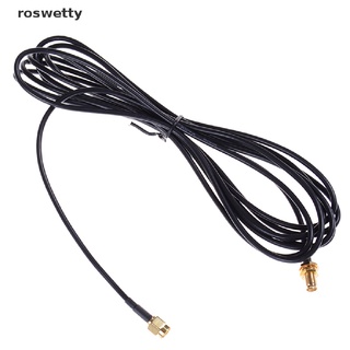roswetty 10m sma macho a hembra adaptador conector de enchufe pigtail coaxial cable de extensión cl
