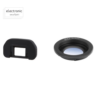 Ocular de plástico envuelto de goma negra EB para Canon EOS 60Da 6D 5DII y M42 adaptador de montaje de lente de 42 mm