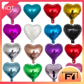 18 pulgadas corazón amor globo de papel de aluminio baby shower fiesta de cumpleaños infantil suministros de decoración de boda globos de aire