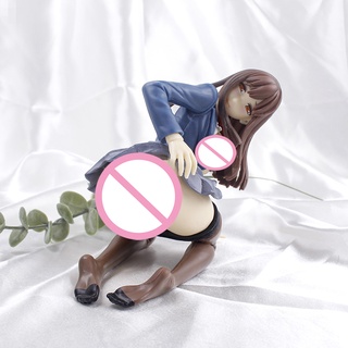 12cm Anime Haiume Masoo Figura De Acción Sexy JK Uniforme Chica Puede Ser Auto Ensamblado Posición De Rodilla PVC Colección Modelo De Juguetes (1)