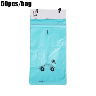 Whoopstore~soporte de bolsas de goma Itter papelera 8*33 cm espalda azul/rojo contenedor de almacenamiento (7)