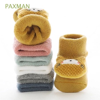 PAXMAN Girls Baby Socks Infant Cartoon Newborn Floor Socks Keep Warm Stereo Doll Toddler Children Autumn Winter Cotton Non-Slip Sole/Multicolor