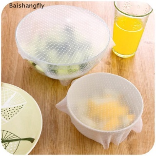 【BSF】 Fresh Food Storage Wraps Silicone Cover lids material Stretch Seal 【Baishangfly】