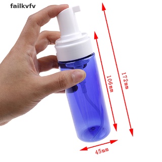 failkvfv 150ml dispensador de espuma de jabón bomba de espuma vacía botella suds plástico viaje azul cl