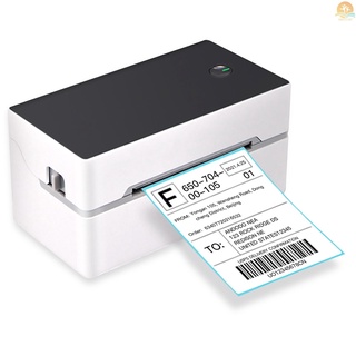 Escritorio Envío Impresora De Etiquetas De Alta Velocidad USB + BT Térmica Directa Etiqueta Engomada 40-80mm Ancho De Papel Para Códigos De Barras Impresión Compatible Con Ebay Shopify FedEx USPS Etsy