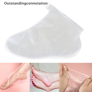 [Outstandingconnotation] 100pcs Clear Plastic Disposable Bath Liner Foot Pedicure Spa Wax Cover Bag Sock Hot