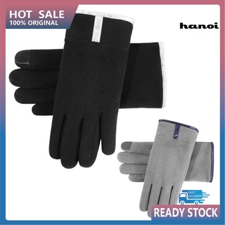 Hql_1 par de guantes cálidos térmicos a prueba de viento para hombre/invierno/correr/ciclismo/pantalla táctil
