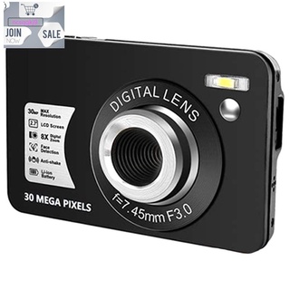 cámara digital lcd de 2.7 pulgadas recargable hd con bolsillo de cámara de 300.000 píxeles con zoom 8x/adecuada para adultos/niños