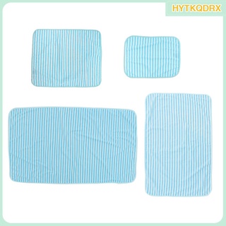 [hytkqdrx] Almohadillas de incontinencia reutilizables impermeables, almohadillas lavables para cama, Color azul, ideal para adultos, niños y