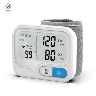 automático digital muñeca monitor de presión arterial esfigmomanómetro tonómetro tensiómetro frecuencia cardíaca medidor de pulso bp monitor