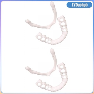 de silicona superior e inferior superior e inferior dientes carillas temporales dientes falsos