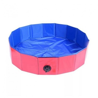 1pc piscina para mascotas plegable portátil piscina de mascotas antideslizante inferior para perros