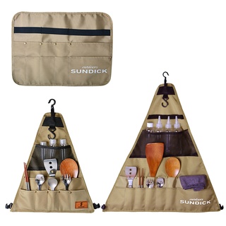 SUNDICK Oxford Cloth Portable Outdoor Camping Picnic Tableware Storage Bag