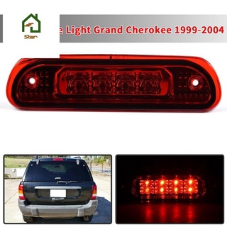 tercera luz de freno led 3a luz de freno de montaje alto para jeep grand cherokee 1999-2004 lente roja 55155140
