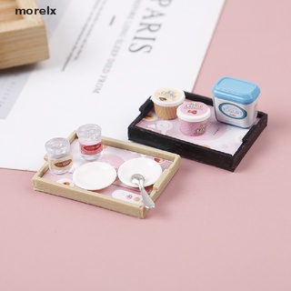morelx 1:12 miniatura casa de muñecas accesorios bandeja con helado soda postre cl (6)