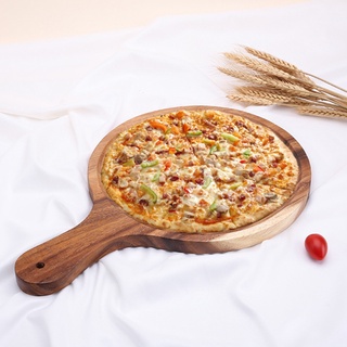 Be> bandeja de Pizza redonda de madera con mango de Pizza Peel Paddel bandeja de pan (5)