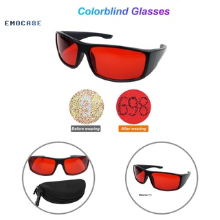 emocase Gafas Ecológicas De Ceguera De Color A Prueba De Golpes Ciegos Útiles Para Hombres