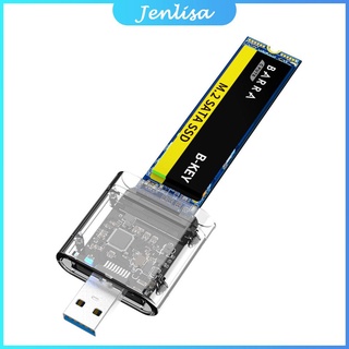 (Jenllisa) Adaptador SSD M2 Chassis SATA USB3.0 5Gbps Gen 1